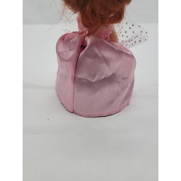 Vintage Cupcake Red Hair Doll Emco  Haschel Toys Pink Dress 6" - Picture 8 of 16